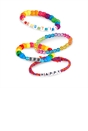 Shimmer N Sparkle ABC Fashion Bead Bracelets