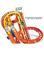 Hot Wheels City Roller Coaster Rally with 5 Diecast Vehicles