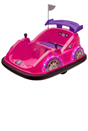 Flybar Pink Racer Bumper Car 6V