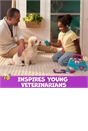 Vida the Vet, Vet’s Bag with 5 Veterinary Doctor Kit Accessories, 1 Popcorn Plush Toy & Stickers