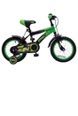 14 Inch Strike Green & Black Bike