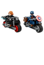 LEGO® Marvel Black Widow & Captain America Motorcycles 76260 (130 Pieces)