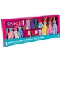 Fashion Dolls with Clothes and Accessories 3 Pack