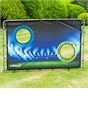 6 x 4ft 2-in-1 Metal Football Goal with Target Panel