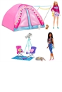 Barbie Let's Go Camping Tent Playset and 2 Dolls