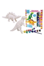 Paint Your Own Stegosaurus and Tyrannosaurus
