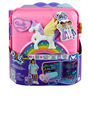 Polly Pocket Pollyville Resort Roll Away Suitcase Playset