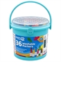 Crafty Co. Washable Markers 36 Piece Tub