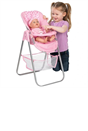 Pink Spot Print Doll's High Chair