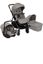 Graco Near 2 Me DLX Trio - Pushchair, Infant Car Seat and Carrycot