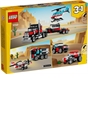 LEGO® Creator Flatbed Truck with Helicopter Toy 31146