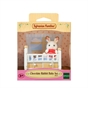 Sylvanian Families Chocolate Rabbit Baby Set (Baby Bed)