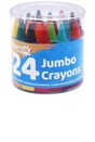 Crafty Co. Jumbo Crayons 24 Pack