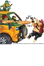 Teenage Mutant Ninja Turtles: Mutant Mayhem – Pizza Fire Van and Leonardo Action Figure