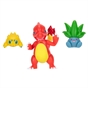 Pokémon Battle Figure 3 Pack - Features 2-Inch Joltik and Oddish and 3-Inch Charmeleon Battle Figures