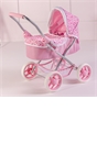 Rosie Doll Pram in Pink Spot Print