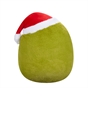 Original Squishmallows Fuzz-A-Mallows Dr. Seuss 12-Inch Grinch in Santa Hat Plush