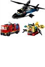 LEGO® City Helicopter, Fire Engine & Submarine Remix Toy Building Set 60462