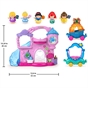 Fisher-Price Little People Disney Princess Play & Go Castle Gift Set