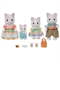 Sylvanian Families Latte Cat Family