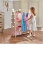 Dimples Wooden Dress Up Rack with Light-Up Mirror