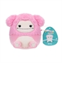 Squishmallows Original Micromallows 4-Pack – Brina Bigfoot, Chanel Cinnamon Roll, Lucia Lemur, Tenise Parrot