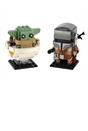 LEGO 75317 Star Wars BrickHeadz The Mandalorian & The Child Collectible Figure