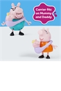 Peppa Pig Figures Peppa's Family of Five Set with Baby Evie