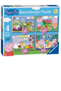Ravensburger Peppa Pig 4 in a Box (12, 16, 20, 24 piece) Jigsaw Puzzle Assortment