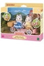 Sylvanian Families Tandem Cycling Set with Husky Brother and Sister