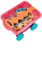 Battat Wagon & Beach Toys Wavy-Wagon Red