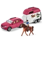 Schleich Horse Club 42535 Horse Adventures with Car and Trailer Playset