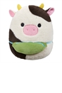 Original Squishmallows Fuzz-A-Mallows 12-Inch Connor the Black and White Cow