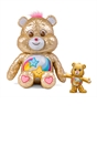 Care Bears Dare To Care Gold Quilted Bear with Dare To Care figure (Limited Edition)