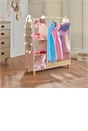 Dimples Wooden Dress Up Rack with Light-Up Mirror