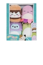 Squishmallows Original Micromallows 4-Pack – Carmelita S'mores, Jeanne Octopus, Luciano Lion, Wendy Frog