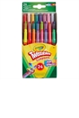 24 Mini Twistable Special Effect Crayons