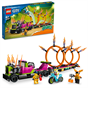 LEGO® City Stunt Truck & Ring of Fire Challenge 60357 Building Toy Set (479 Pieces)