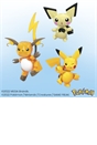 Mega Construx Pokemon Style Picachu Evolution Set