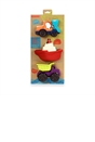 B. toys Loaders & Floaters - Red, Purple & Orange Mini Toy Vehicles