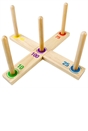 Wooden Garden Ring Toss Game