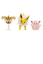 Pokémon Battle Figure 3 Pack - Features 2-Inch Clefairy and Flapple and 3-Inch Jolteon Battle Figures