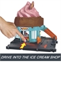 Hot Wheels City Let's Race Netflix - Downtown Ice Cream Swirl Playset