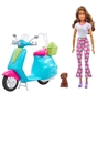 Barbie Holiday Fun Doll, Scooter and Accessories