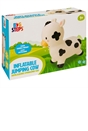 Big Steps Play Inflatable Cow Hopper Black & White