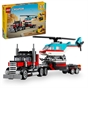 LEGO® Creator Flatbed Truck with Helicopter Toy 31146