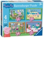 Ravensburger Peppa Pig Four Seasons 4 in a Box (12, 16, 20, 24 piece) Jigsaw Puzzles