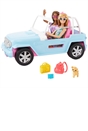 Barbie Jeep with 2 Dolls, Puppy and Accessories Set