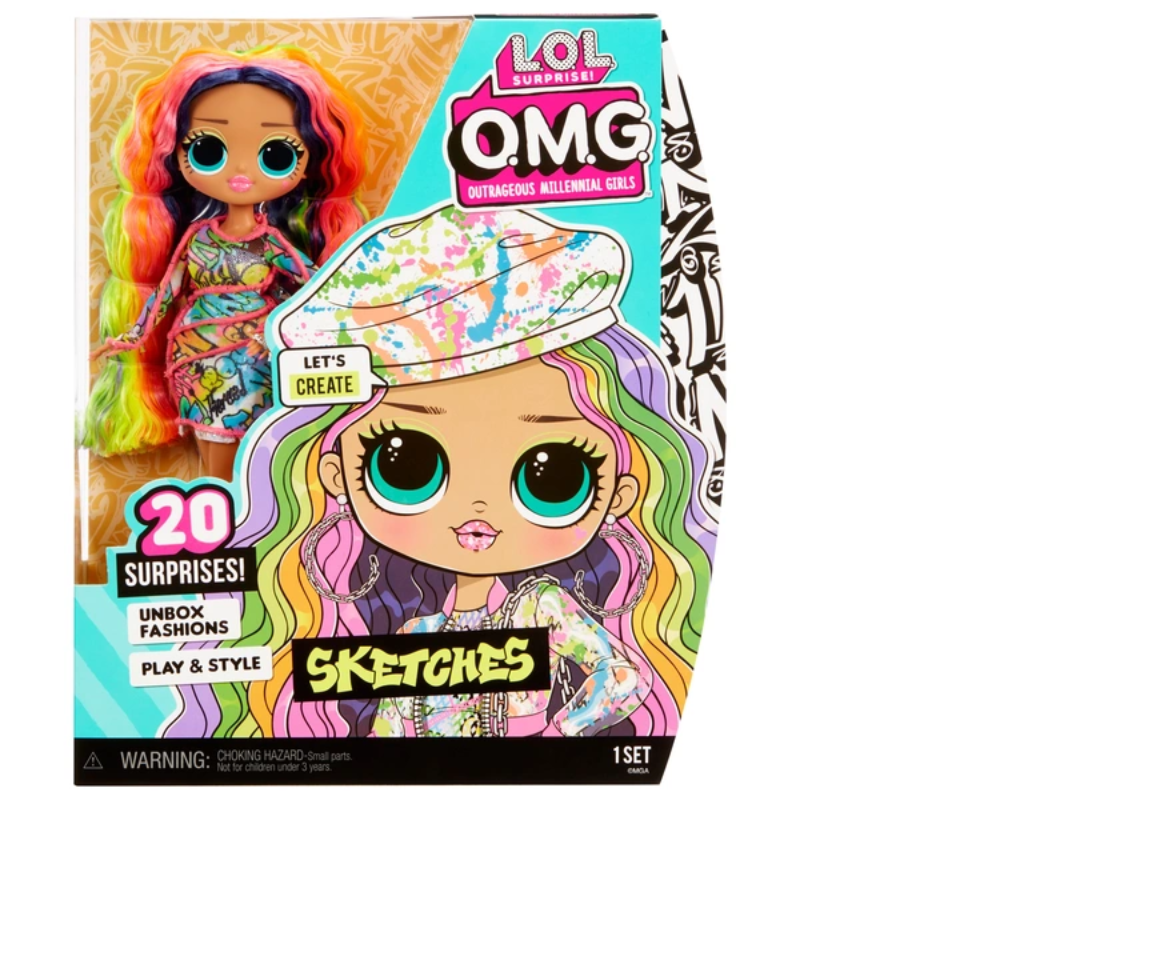 LOL Surprise! OMG Sketches Doll Review! 