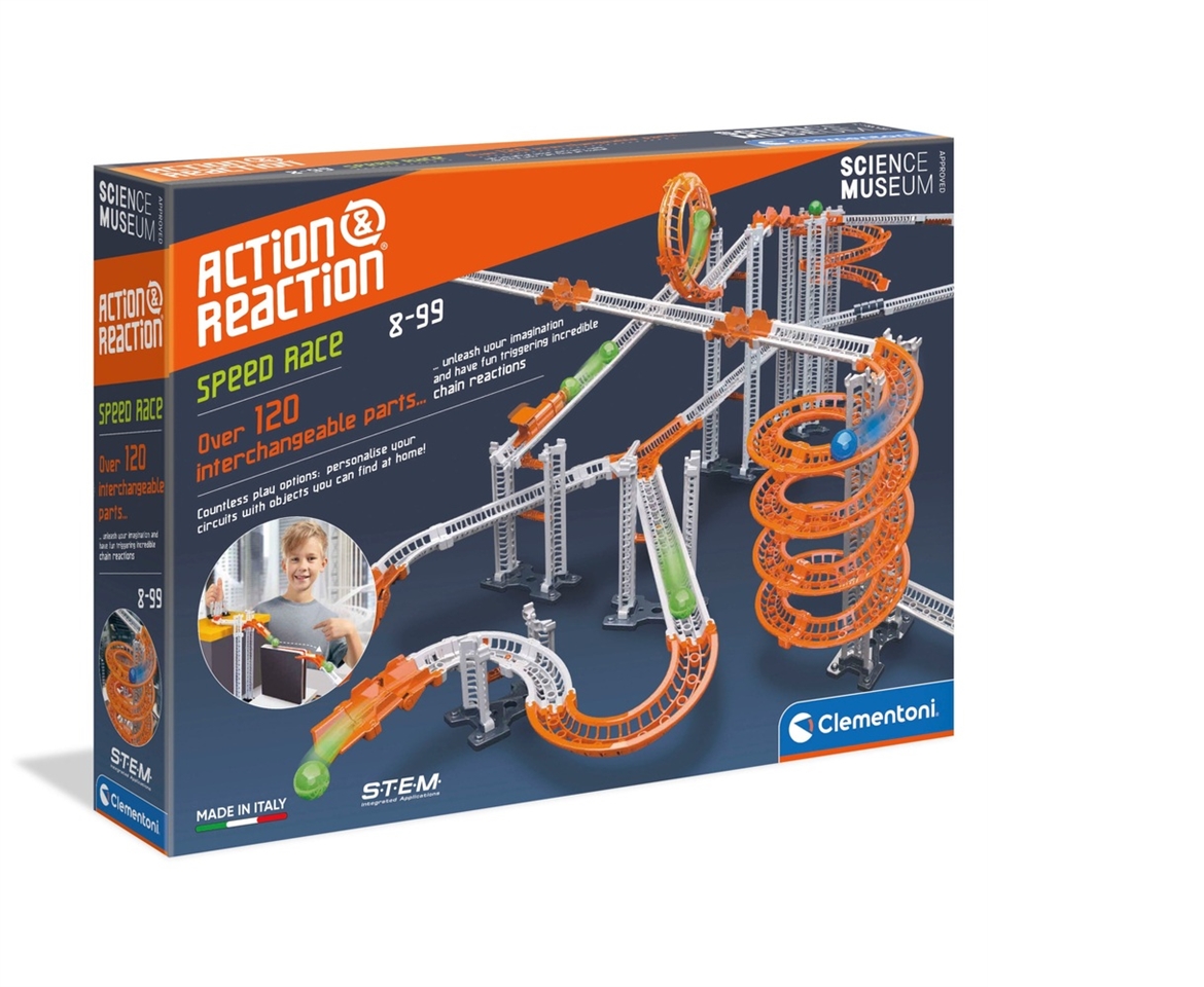 science museum action & reaction speed race kit